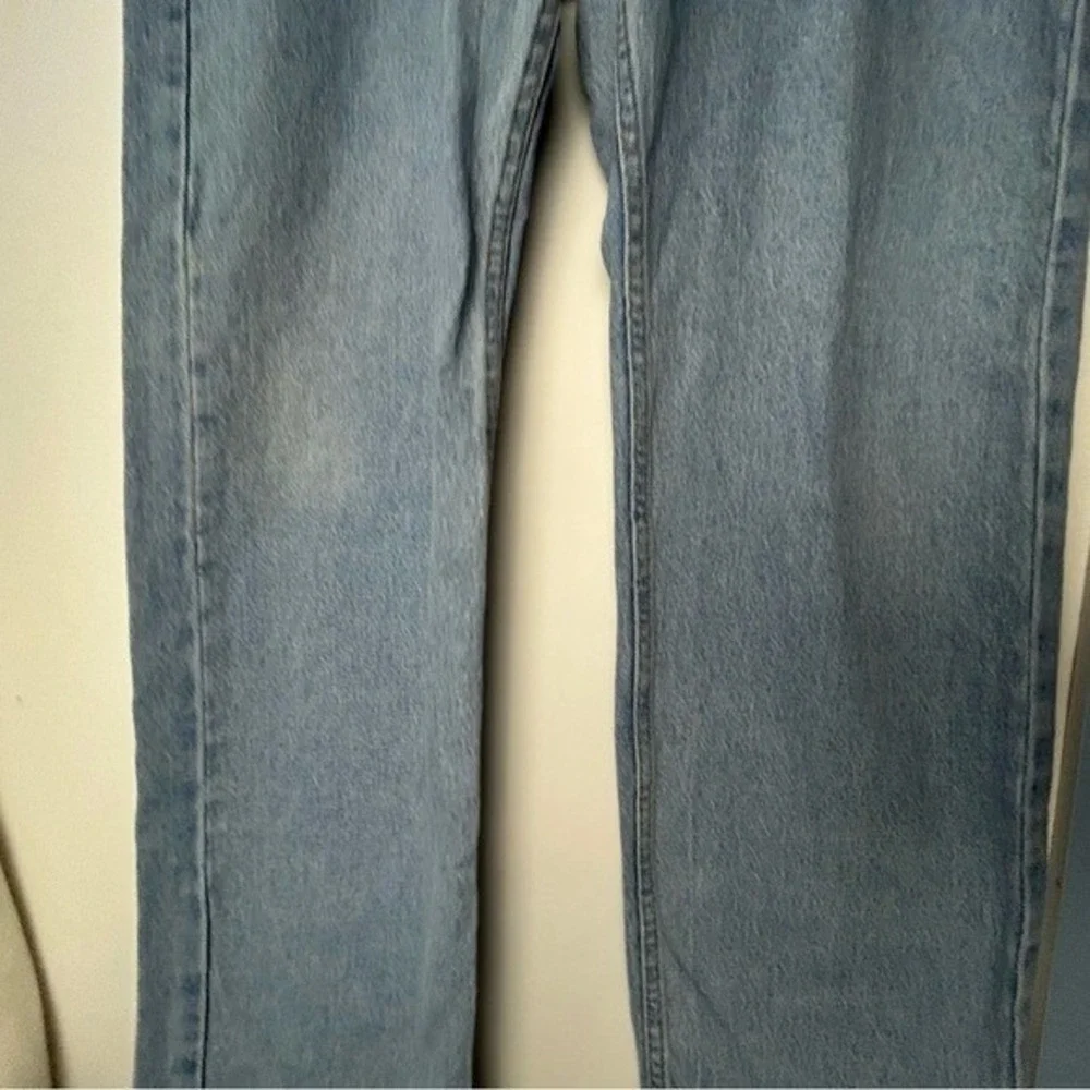 Levi's 505 Light Blue Straight Jeans Timeless‎ Style 38X32 Men's